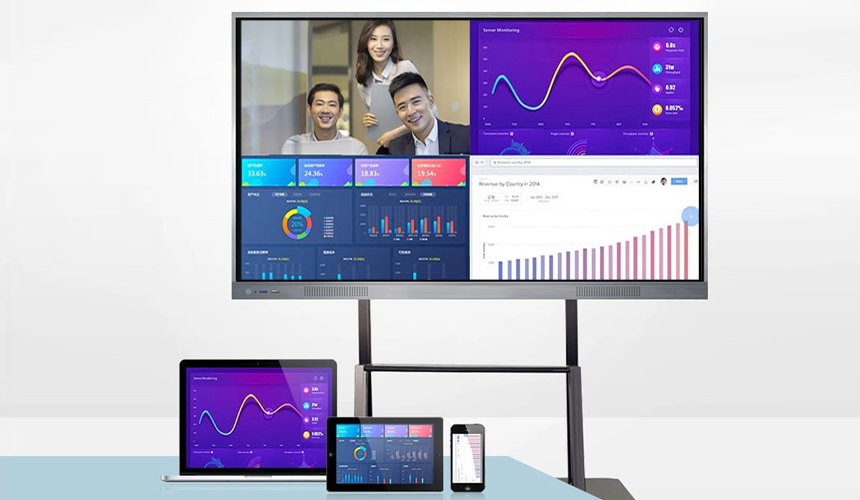 會議平板與傳統(tǒng)會議投影儀相比，看看那種更便捷高效